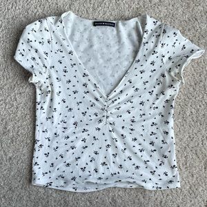 Brandy Melville Floral Gina Top